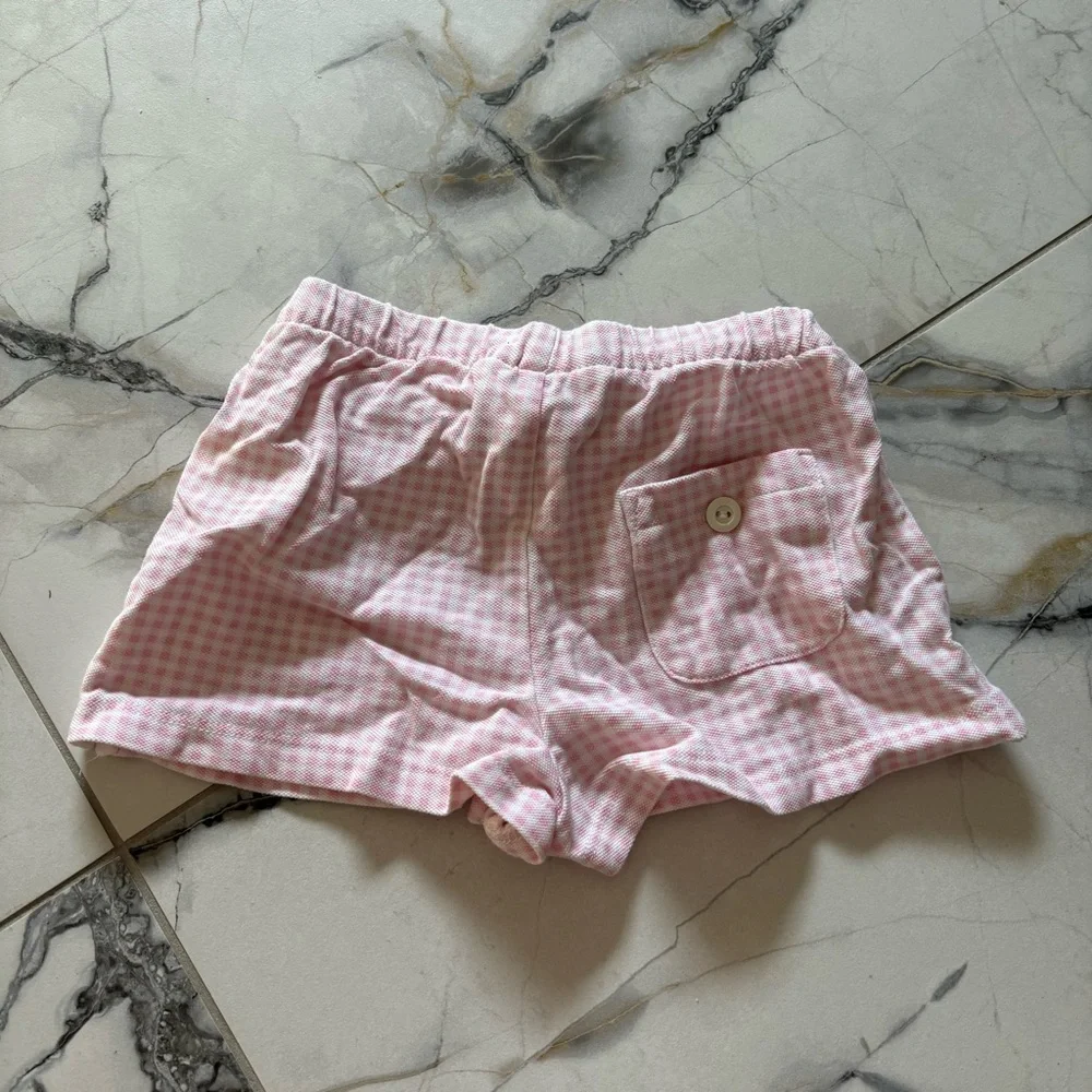 Ralph Lauren Pink Checkered Women's Athletic Shorts